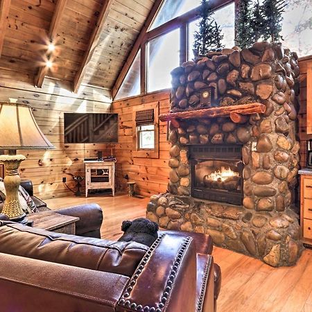 Smoky Mountain Log Cabin 7 Mi To Gatlinburg! Sevierville Bagian luar foto
