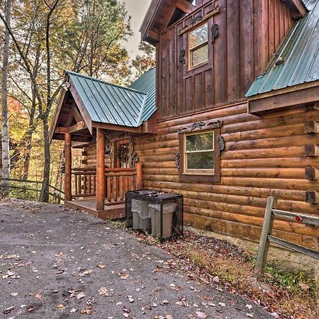 Smoky Mountain Log Cabin 7 Mi To Gatlinburg! Sevierville Bagian luar foto
