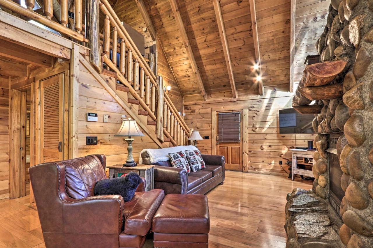 Smoky Mountain Log Cabin 7 Mi To Gatlinburg! Sevierville Bagian luar foto