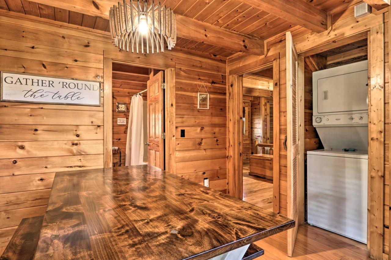 Smoky Mountain Log Cabin 7 Mi To Gatlinburg! Sevierville Bagian luar foto