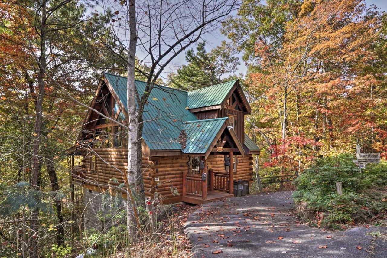 Smoky Mountain Log Cabin 7 Mi To Gatlinburg! Sevierville Bagian luar foto
