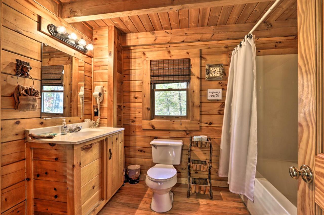 Smoky Mountain Log Cabin 7 Mi To Gatlinburg! Sevierville Bagian luar foto