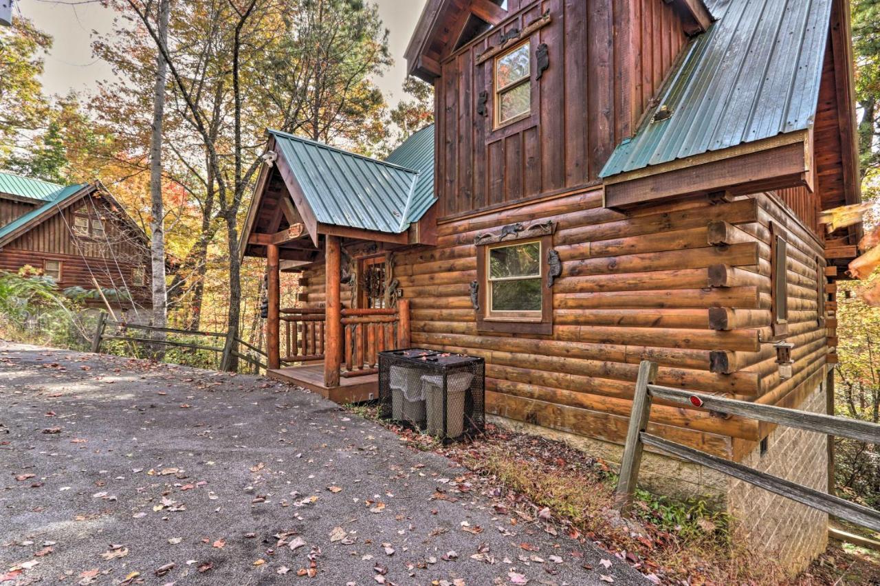 Smoky Mountain Log Cabin 7 Mi To Gatlinburg! Sevierville Bagian luar foto