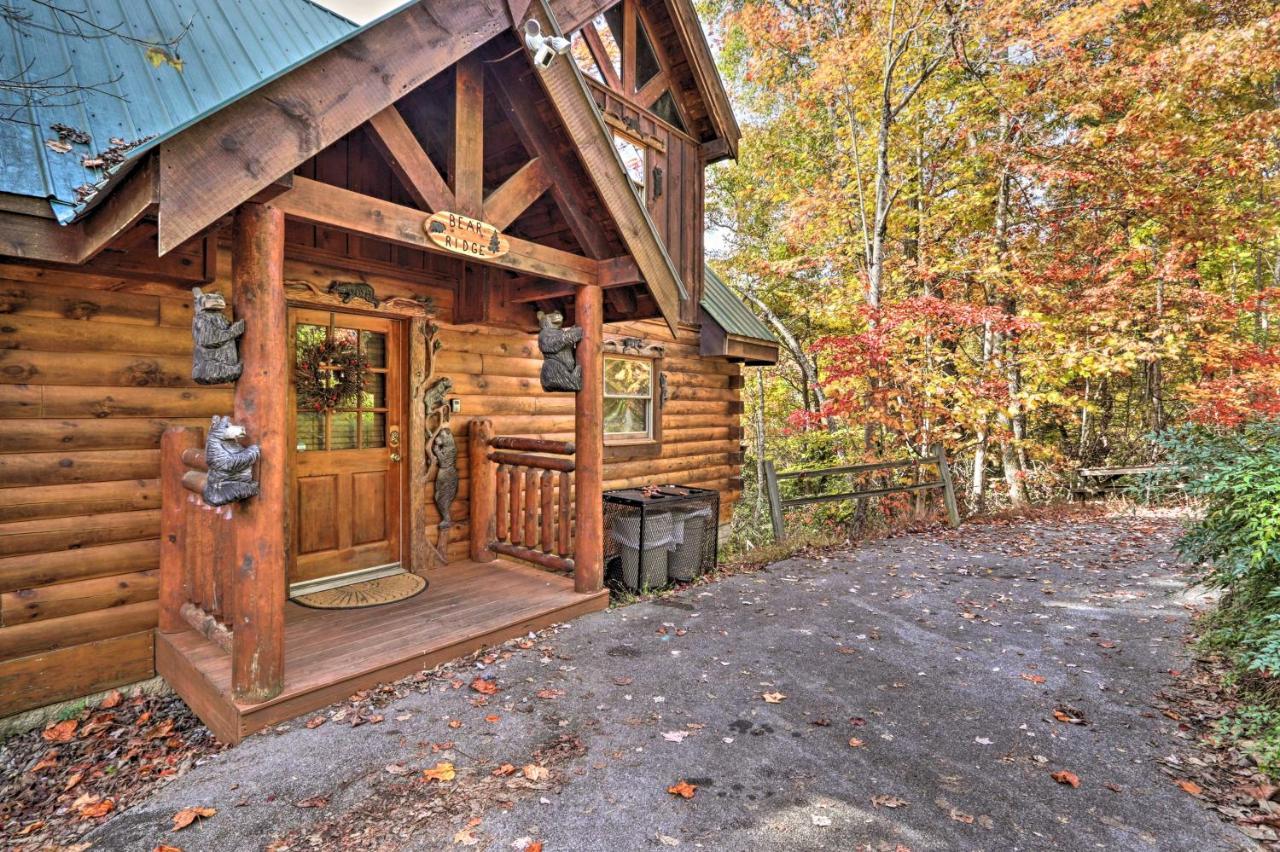 Smoky Mountain Log Cabin 7 Mi To Gatlinburg! Sevierville Bagian luar foto